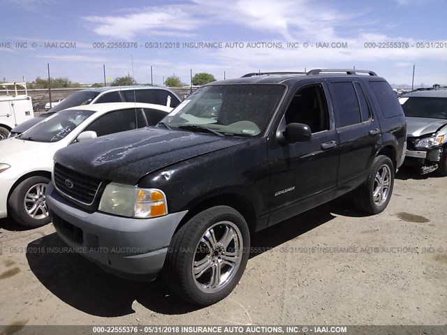 1FMZU72K12ZC52496 - 2002 FORD EXPLORER XLS BLACK photo 2