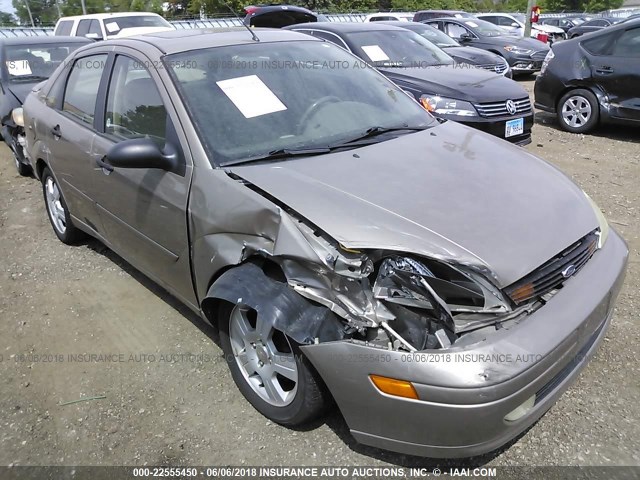 1FAFP38363W188195 - 2003 FORD FOCUS ZTS BROWN photo 1