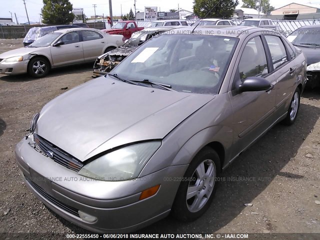 1FAFP38363W188195 - 2003 FORD FOCUS ZTS BROWN photo 2