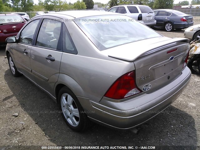 1FAFP38363W188195 - 2003 FORD FOCUS ZTS BROWN photo 3