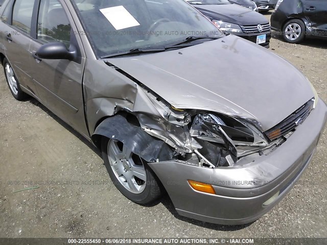 1FAFP38363W188195 - 2003 FORD FOCUS ZTS BROWN photo 6