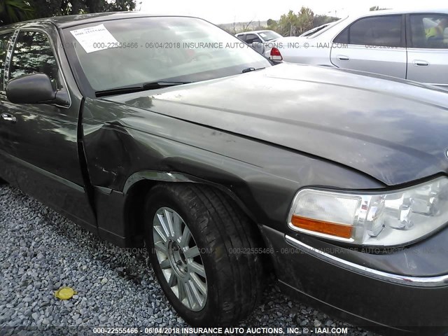 1LNHM83W14Y612555 - 2004 LINCOLN TOWN CAR ULTIMATE GRAY photo 6