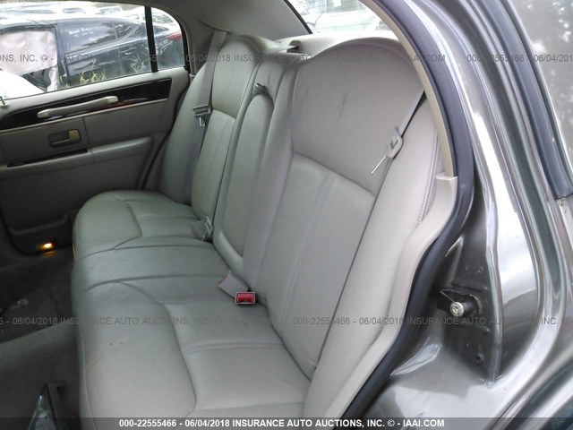 1LNHM83W14Y612555 - 2004 LINCOLN TOWN CAR ULTIMATE GRAY photo 8