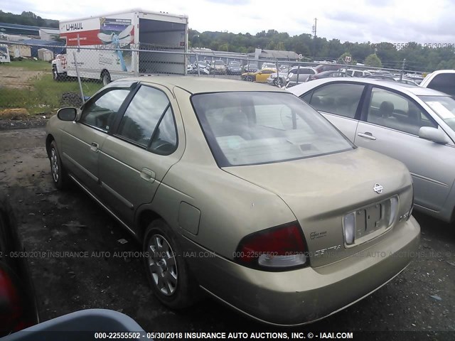 3N1CB51DX1L478424 - 2001 NISSAN SENTRA XE/GXE BEIGE photo 3