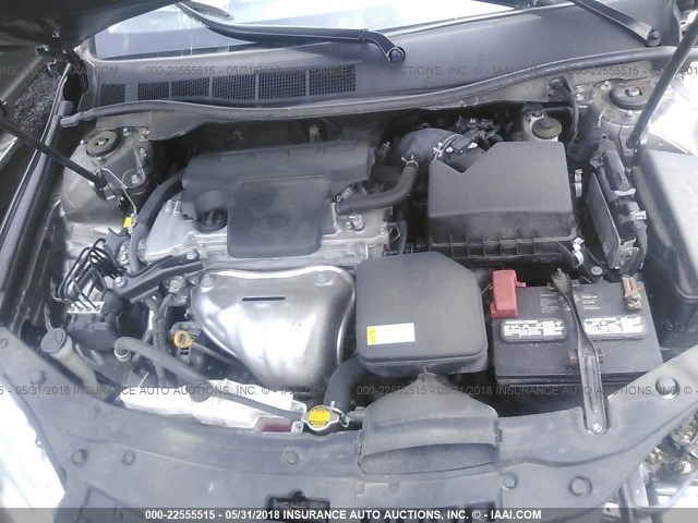 4T1BF1FK5FU112814 - 2015 TOYOTA CAMRY LE/XLE/SE/XSE GRAY photo 10