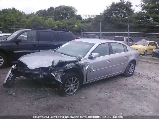 1G4HD57207U203528 - 2007 BUICK LUCERNE CXL SILVER photo 2