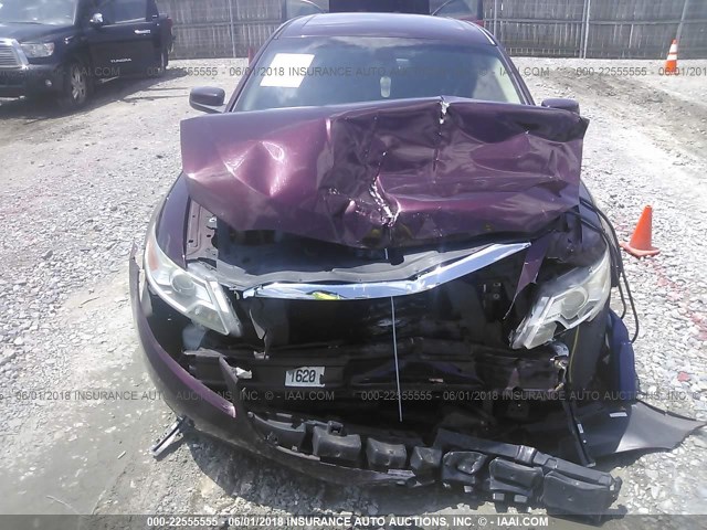 1FAHP2EW7BG127769 - 2011 FORD TAURUS SEL PURPLE photo 6