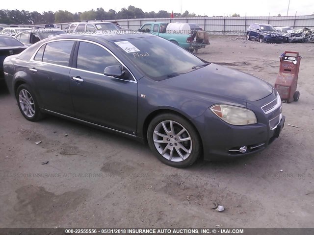 1G1ZK57768F218141 - 2008 CHEVROLET MALIBU LTZ GRAY photo 1