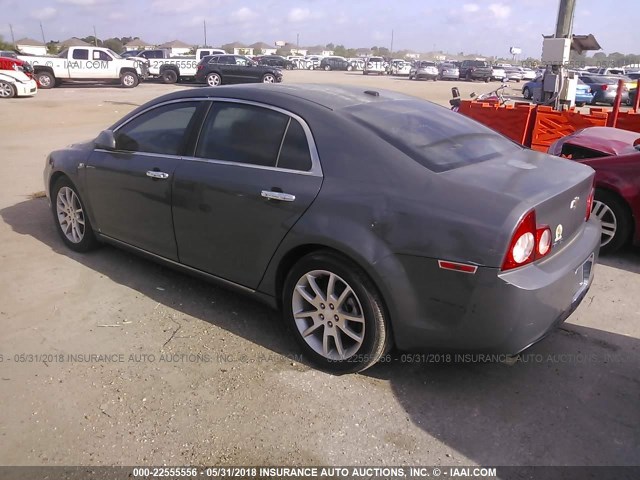 1G1ZK57768F218141 - 2008 CHEVROLET MALIBU LTZ GRAY photo 3