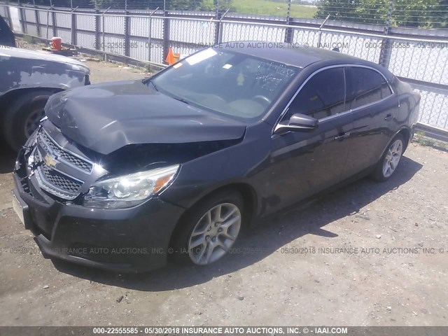 1G11D5RR7DF113432 - 2013 CHEVROLET MALIBU 1LT 灰色 照片 2