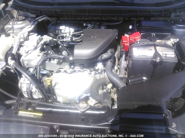 JN8AS5MT0CW269086 - 2012 NISSAN ROGUE S/SV GRAY photo 10