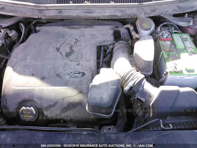 1FM5K7F83DGB26920 - 2013 FORD EXPLORER LIMITED 红色 照片 10