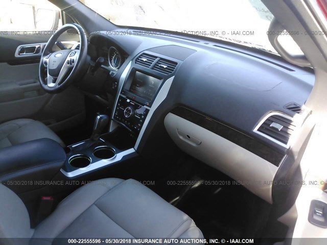 1FM5K7F83DGB26920 - 2013 FORD EXPLORER LIMITED 红色 照片 5