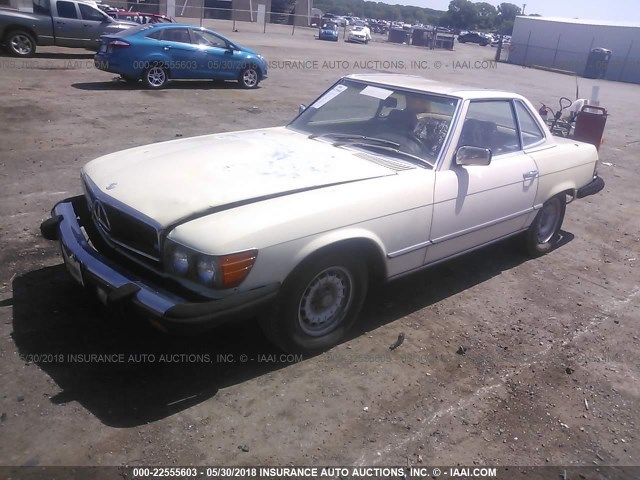 WDB10704412064047 - 1980 MERCEDES-BENZ 2 DOOR  WHITE photo 2