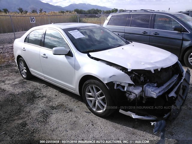 3FAHP0JG8BR305779 - 2011 FORD FUSION SEL WHITE photo 1