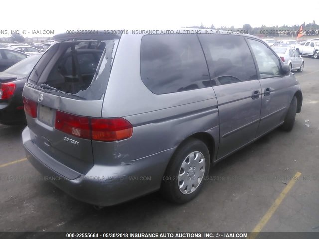 2HKRL1857XH504482 - 1999 HONDA ODYSSEY LX GRAY photo 4