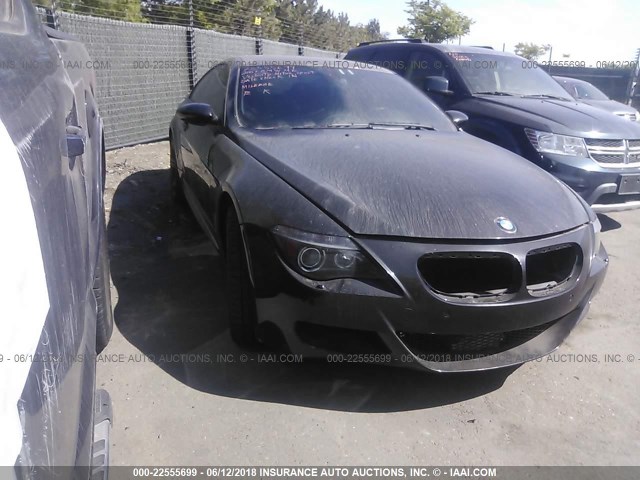 WBSEH93537B798446 - 2007 BMW M6 BLACK photo 1