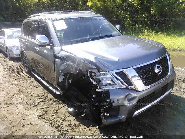 JN8AY2ND1J9051027 - 2018 NISSAN ARMADA SV/SL/PLATINUM GRAY photo 1