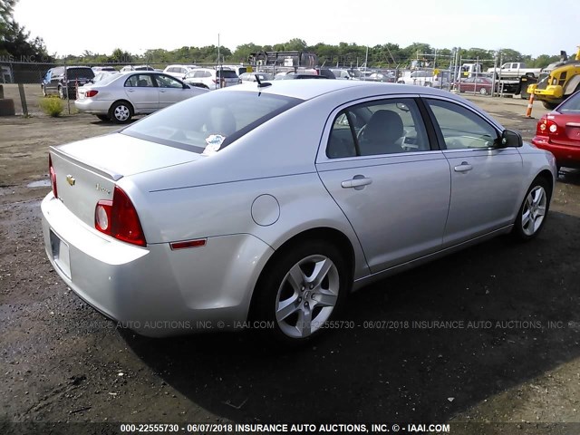 1G1ZB5E13BF335083 - 2011 CHEVROLET MALIBU LS Gümüş foto 4