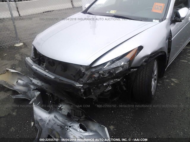 1HGCP3F89CA039242 - 2012 HONDA ACCORD EXL SILVER photo 6