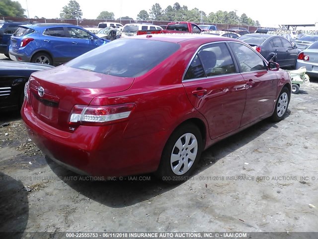 4T4BF3EK6AR068317 - 2010 TOYOTA CAMRY SE/LE/XLE 红色 照片 4