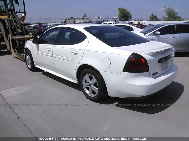2G2WP522451253713 - 2005 PONTIAC GRAND PRIX WHITE photo 3
