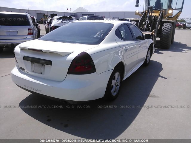 2G2WP522451253713 - 2005 PONTIAC GRAND PRIX WHITE photo 4
