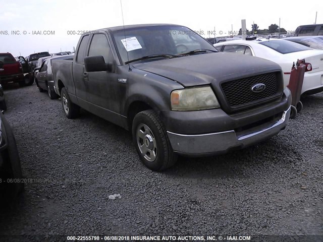 1FTRX12W04NA79026 - 2004 FORD F150 GRAY photo 1