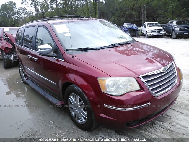 2A8HR64X29R521834 - 2009 CHRYSLER TOWN & COUNTRY LIMITED RED photo 1