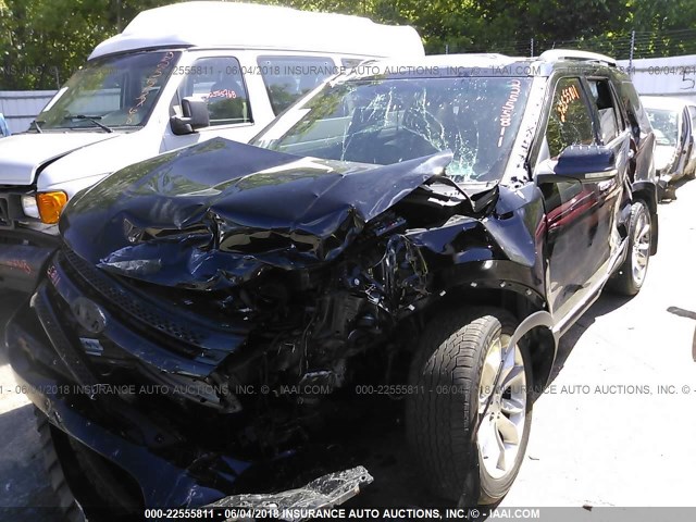 1FMHK8F82CGA02655 - 2012 FORD EXPLORER LIMITED 黑色 照片 2