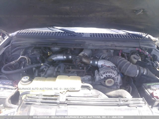 1FTNX21FX2EA40138 - 2002 FORD F250 SUPER DUTY Gümüş foto 10