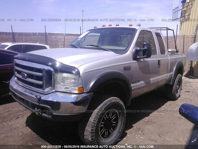 1FTNX21FX2EA40138 - 2002 FORD F250 SUPER DUTY Gümüş foto 2