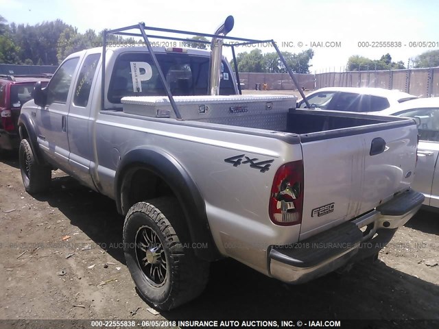 1FTNX21FX2EA40138 - 2002 FORD F250 SUPER DUTY Gümüş foto 3