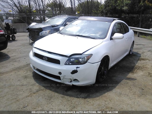 JTKDE177350010663 - 2005 TOYOTA SCION TC 白色 照片 2