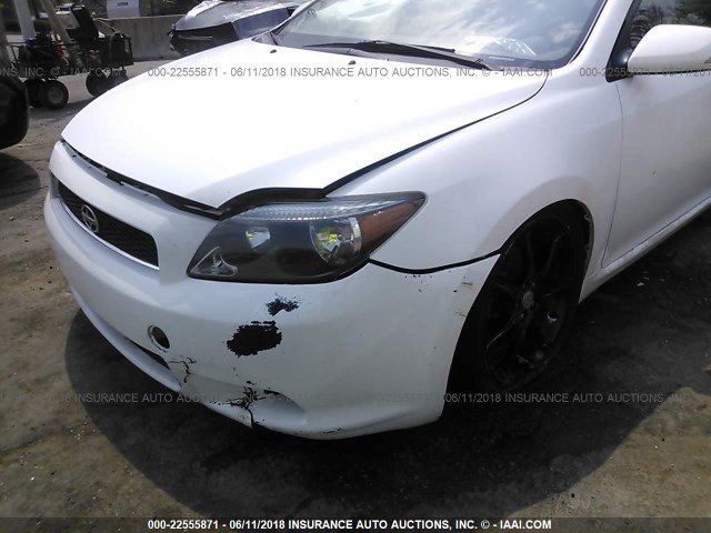 JTKDE177350010663 - 2005 TOYOTA SCION TC 白色 照片 6