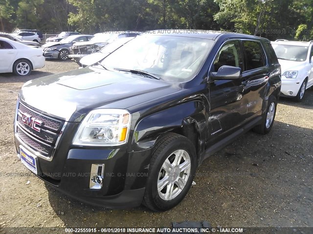 2GKALMEK3E6306979 - 2014 GMC TERRAIN SLE GRAY photo 2