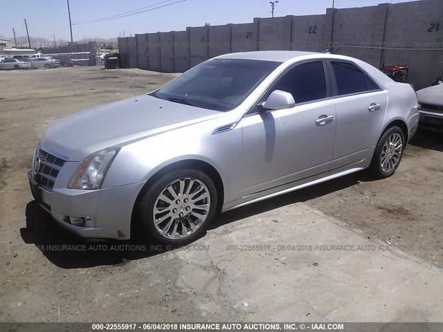 1G6DL5EV1A0119819 - 2010 CADILLAC CTS PERFORMANCE COLLECTION Серебристый фото 2