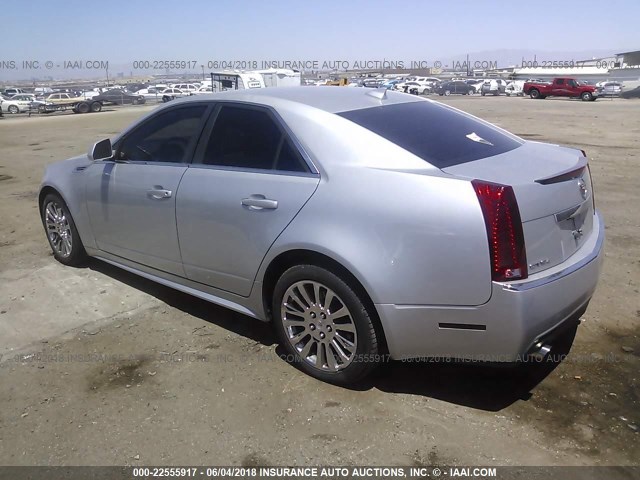1G6DL5EV1A0119819 - 2010 CADILLAC CTS PERFORMANCE COLLECTION Серебристый фото 3