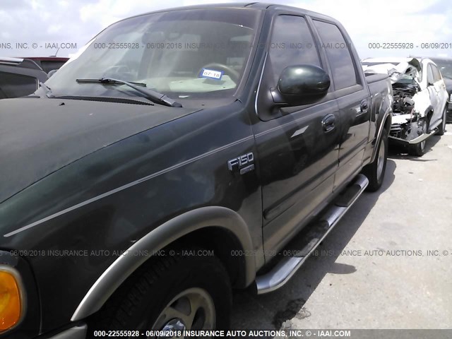 1FTRW07663KD87047 - 2003 FORD F150 SUPERCREW GREEN photo 6