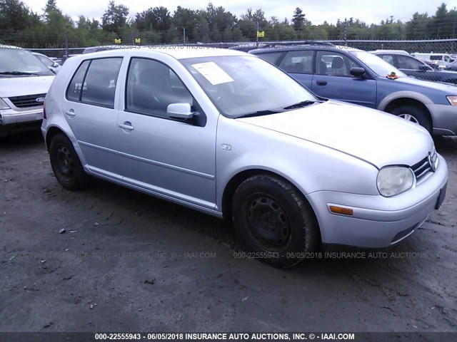 9BWFL61J554035697 - 2005 VOLKSWAGEN GOLF GL SILVER photo 1