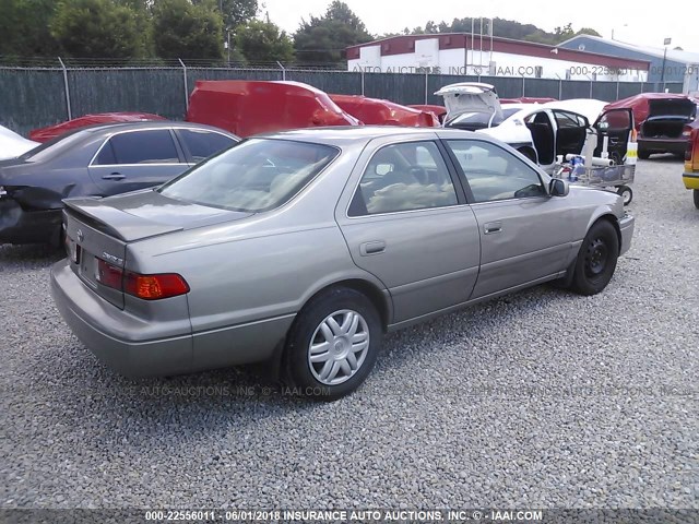 4T1BG22K9YU652310 - 2000 TOYOTA CAMRY CE/LE/XLE GOLD photo 4