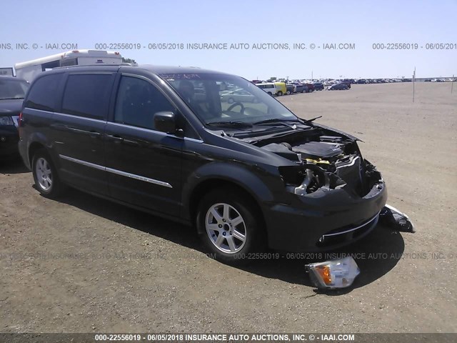 2A4RR5DG3BR780256 - 2011 CHRYSLER TOWN & COUNTRY TOURING BLACK photo 1