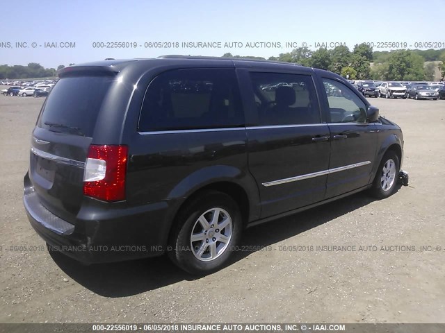 2A4RR5DG3BR780256 - 2011 CHRYSLER TOWN & COUNTRY TOURING BLACK photo 4