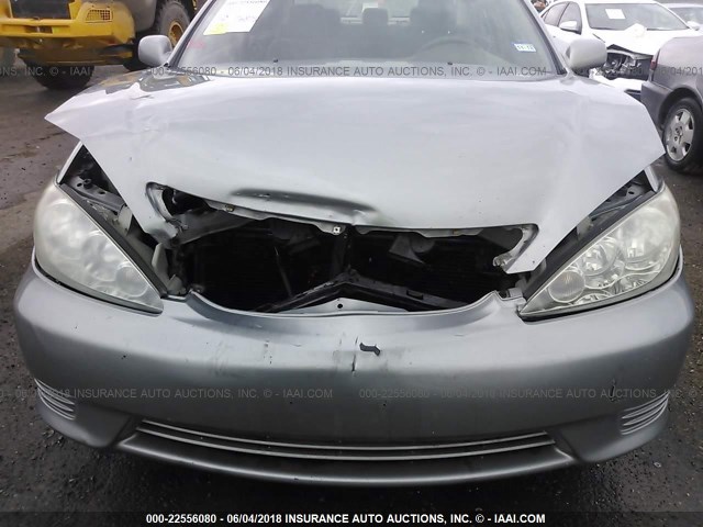 4T1BE32K55U520443 - 2005 TOYOTA CAMRY LE/XLE/SE SILVER photo 6