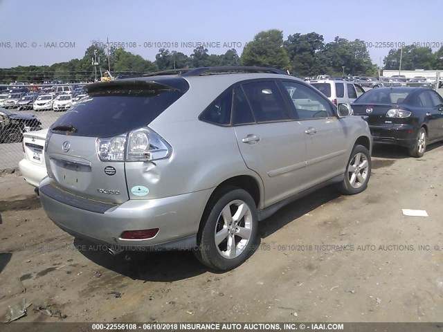 2T2HA31U66C100620 - 2006 LEXUS RX 330 SILVER photo 4