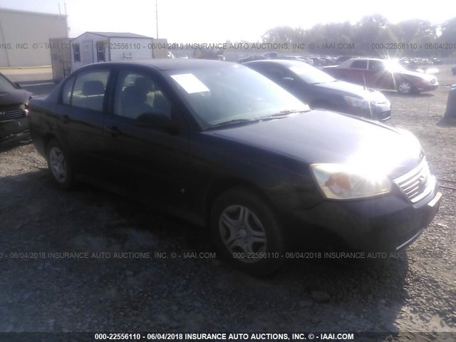 1G1ZS51F86F295462 - 2006 CHEVROLET MALIBU LS 黑色 照片 1