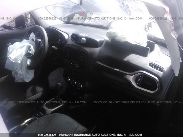 ZACCJAAT9GPD96894 - 2016 JEEP RENEGADE SPORT Սև լուսանկար 5