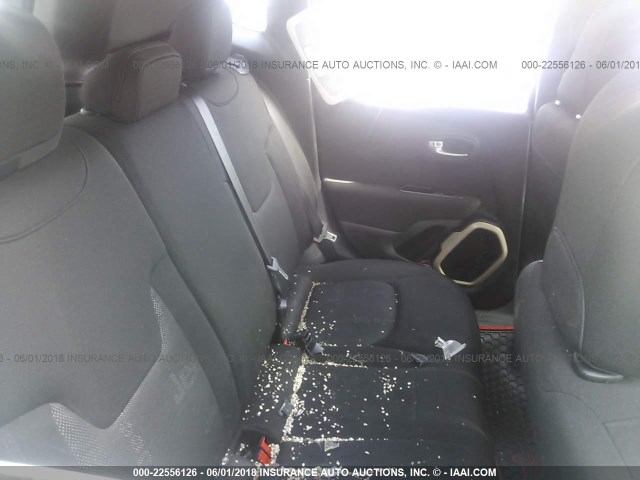 ZACCJAAT9GPD96894 - 2016 JEEP RENEGADE SPORT Սև լուսանկար 8