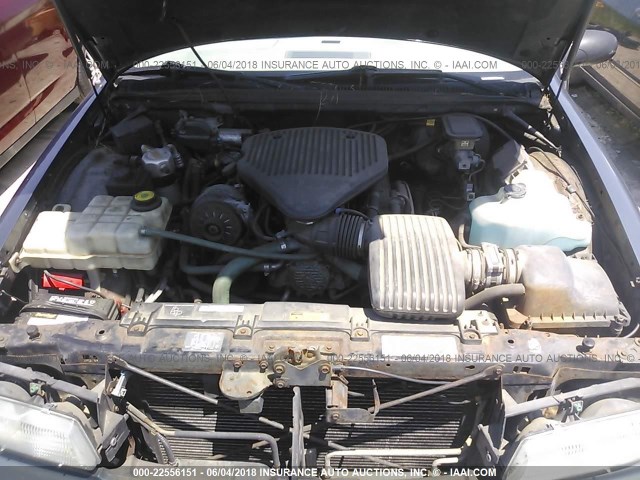 1G1BL52P2SR188907 - 1995 CHEVROLET CAPRICE / IMPALA CLASSIC/SS BLUE photo 10