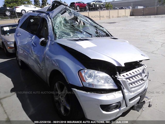 4JGBB86E08A405653 - 2008 MERCEDES-BENZ ML 350 SILVER photo 1